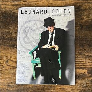 Leonard Cohen Old Ideas Tour 2012 Booklet
